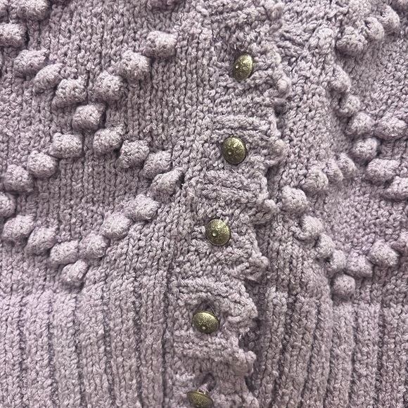 NWT- Free People Women's Polly Bobble Crop Cardigan - Picture 5 of 8